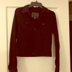 AG black jean jacket